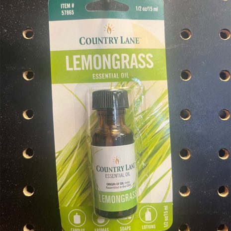 .5 oz Bottle Essential Oil - Lemongrass